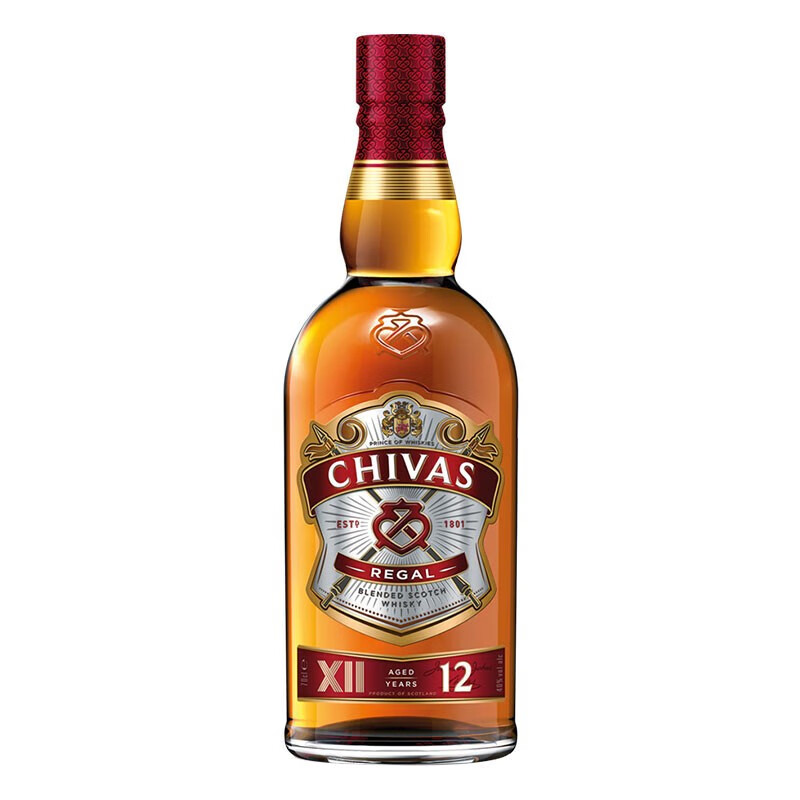 芝华士 （Chivas Regal） 12年威士忌 1000mL 1瓶